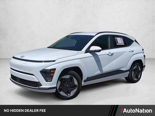 Atlas White 2024 Hyundai KONA EV SEL