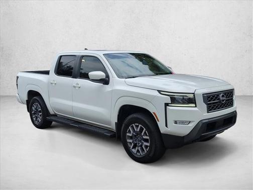 Glacier White 2024 Nissan Frontier SL