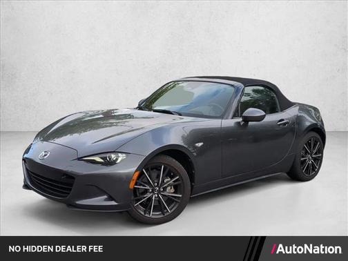 Machine Gray Metallic 2024 Mazda MX-5 Miata Grand Touring