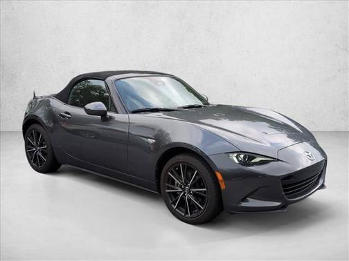 Machine Gray Metallic 2024 Mazda MX-5 Miata Grand Touring