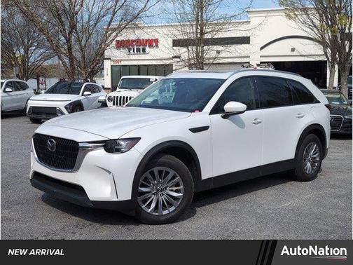 Rhodium White Premium 2024 Mazda CX-90 3.3 Turbo Preferred