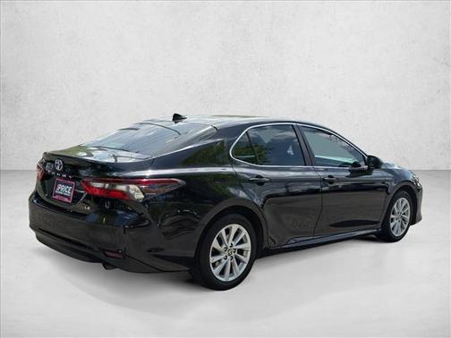 Midnight Black Metal 2022 Toyota Camry LE