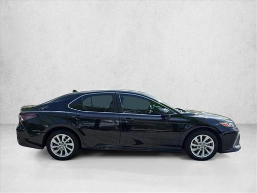 Midnight Black Metal 2022 Toyota Camry LE