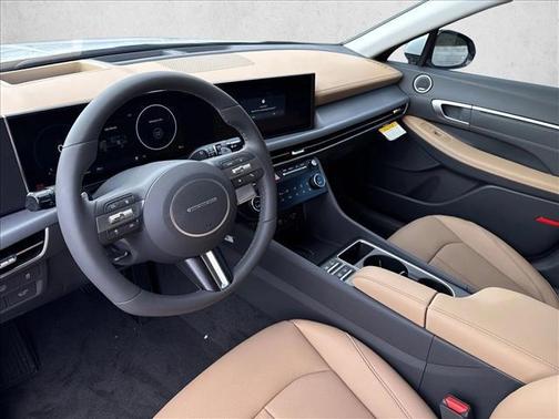 Serenity White 2025 Hyundai SONATA Hybrid Limited