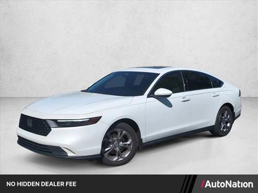 Platinum White Pearl 2024 Honda Accord EX