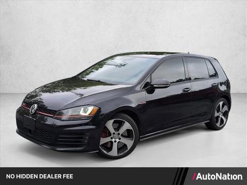 Deep Black Pearl 2015 Volkswagen Golf GTI 2.0T Autobahn w/Performance Package 4-Door
