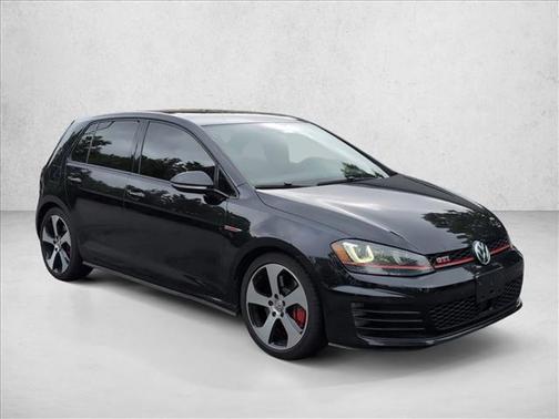 Deep Black Pearl 2015 Volkswagen Golf GTI 2.0T Autobahn w/Performance Package 4-Door