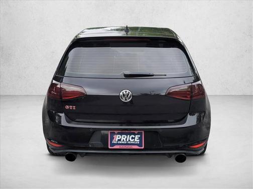 Deep Black Pearl 2015 Volkswagen Golf GTI 2.0T Autobahn w/Performance Package 4-Door