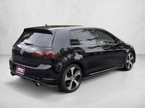 Deep Black Pearl 2015 Volkswagen Golf GTI 2.0T Autobahn w/Performance Package 4-Door