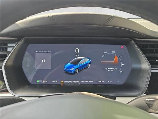 Deep Blue Metallic 2018 Tesla Model X 75D