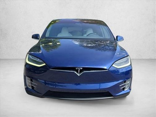 Deep Blue Metallic 2018 Tesla Model X 75D