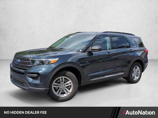 Stone Blue Metallic 2022 Ford Explorer XLT