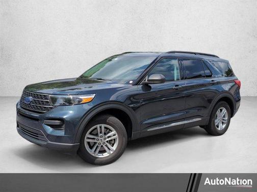 Stone Blue Metallic 2022 Ford Explorer XLT