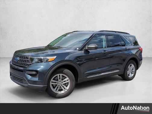 Stone Blue Metallic 2022 Ford Explorer XLT