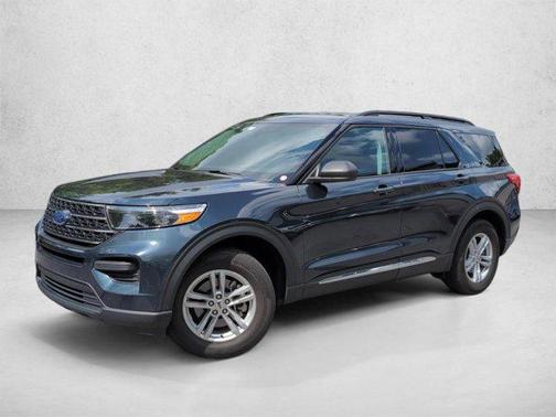 Stone Blue Metallic 2022 Ford Explorer XLT