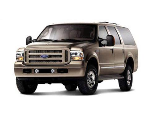Tan 2005 Ford Excursion Limited