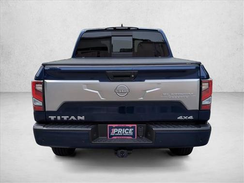 Deep Blue Pearl 2023 Nissan Titan Platinum Reserve