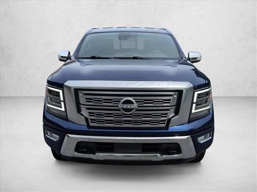 Deep Blue Pearl 2023 Nissan Titan Platinum Reserve