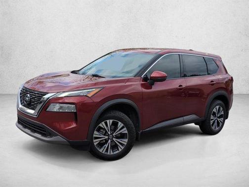 Scarlet Ember Tintcoat 2021 Nissan Rogue SV