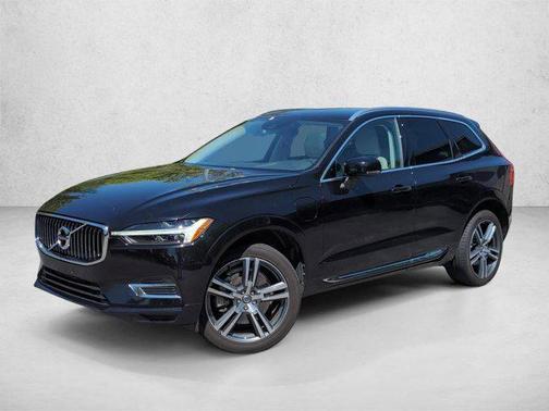 Onyx Black Metallic 2021 Volvo XC60 Recharge Plug-In Hybrid T8 Inscription Expression