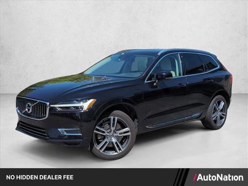 Onyx Black Metallic 2021 Volvo XC60 Recharge Plug-In Hybrid T8 Inscription Expression