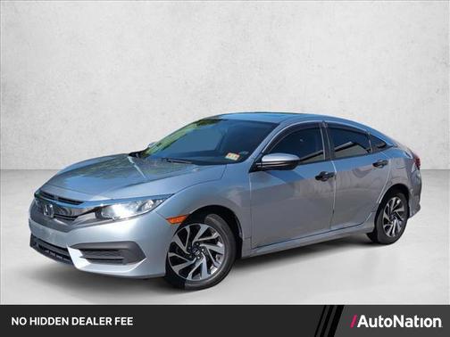 Lunar Silver Metallic 2017 Honda Civic EX