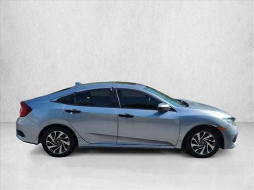Lunar Silver Metallic 2017 Honda Civic EX