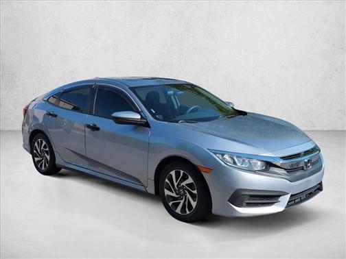 Lunar Silver Metallic 2017 Honda Civic EX