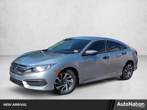 Lunar Silver Metallic 2017 Honda Civic EX