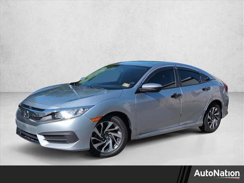 Lunar Silver Metallic 2017 Honda Civic EX