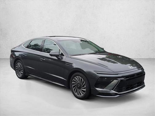 Portofino Gray 2024 Hyundai SONATA Hybrid Limited