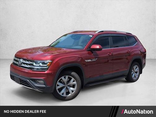 Fortana Red Metallic 2018 Volkswagen Atlas 2.0T SE