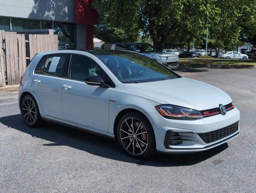 Pure White 2021 Volkswagen Golf GTI 2.0T S DSG
