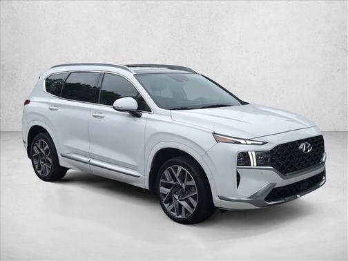 Serenity White Pearl 2023 Hyundai SANTA FE Calligraphy
