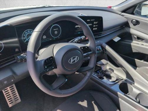 Serenity White 2026 Hyundai ELANTRA HEV SEL Sport