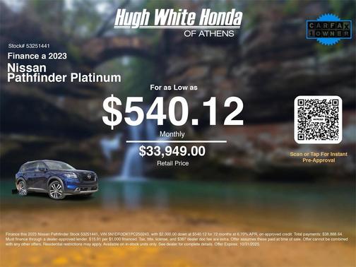 2023 Nissan Pathfinder Platinum