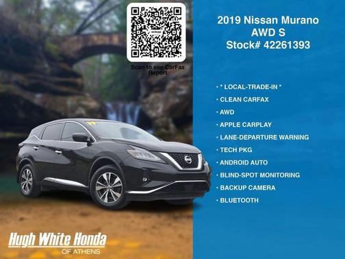 Magnetic Black 2019 Nissan Murano S