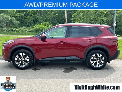 Scarlet Ember 2021 Nissan Rogue SV