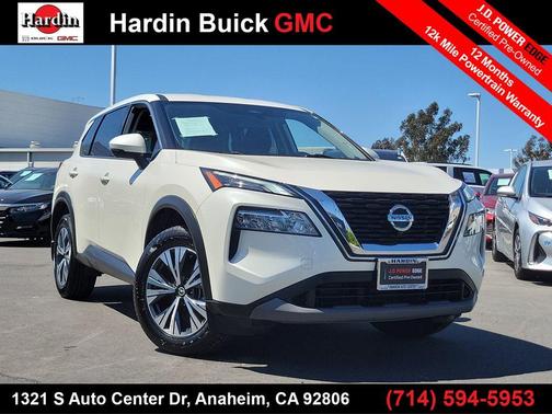 White 2021 Nissan Rogue SV
