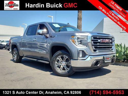 Satin Steel Metallic 2021 GMC Sierra 1500 SLT