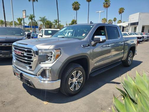 Satin Steel Metallic 2021 GMC Sierra 1500 SLT