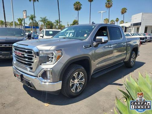 Satin Steel Metallic 2021 GMC Sierra 1500 SLT