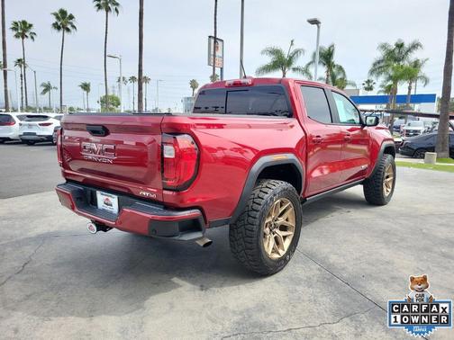 Volcanic Red 2023 GMC Canyon AT4