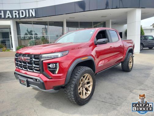 Volcanic Red 2023 GMC Canyon AT4