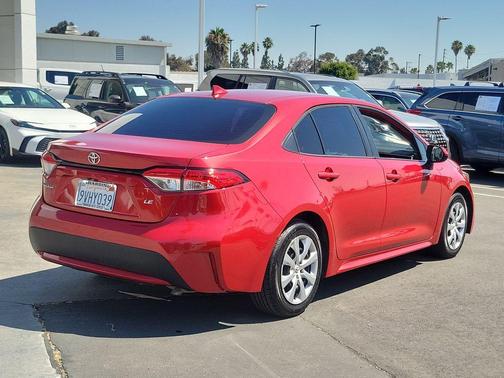 Barcelona Red Metallic 2020 Toyota Corolla LE