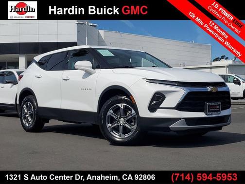 Summit White 2024 Chevrolet Blazer LT