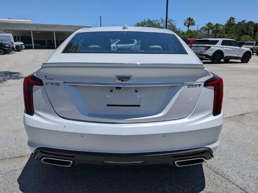 Crystal White Tri-Coat 2023 Cadillac CT5 PREMIUM LUXURY