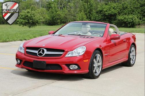Mars Red 2009 Mercedes-Benz SL-Class V8