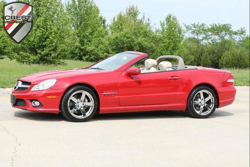 Mars Red 2009 Mercedes-Benz SL-Class V8
