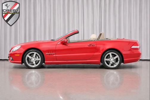 Mars Red 2009 Mercedes-Benz SL-Class V8